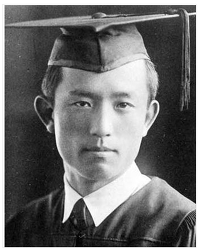 윤동주의 연희전문학교 졸업사진