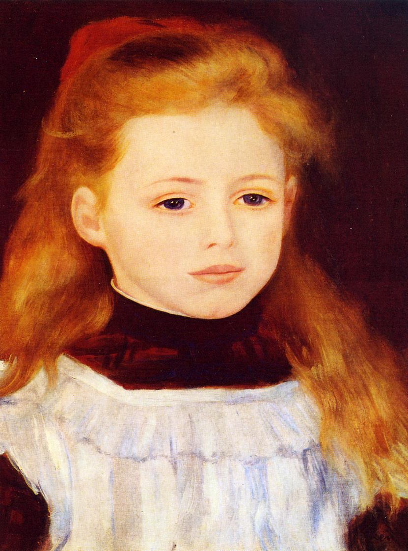 Little Girl in a White Apron (Portrait of Lucie Berard), 1884, oil on canvas, private collection