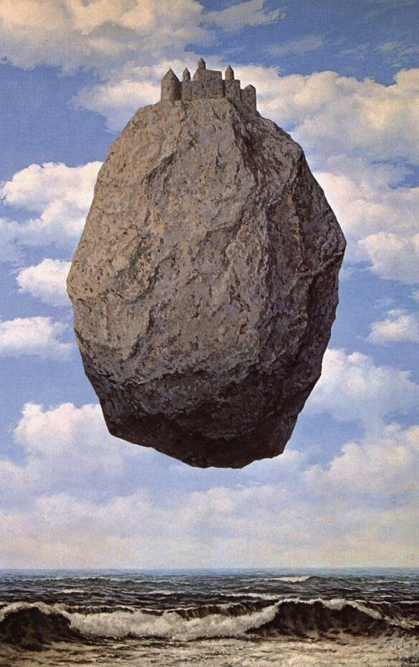 Rene Magritte, The castle of Pyrenees, 1959, Oil on canvas, Israel Museum, Jerusalem