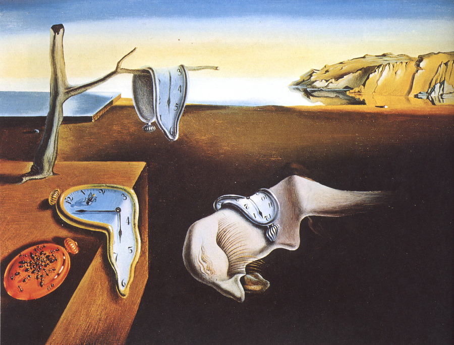 Savador Dali, The Persistence of Memory, 1931, Oil on canvas, Museum of Modern art, New York City